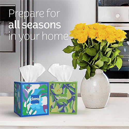 Kleenex Trusted Care Tissues 2 Ply - 8.20" Width x 8.40" Length - White - 70/Box - 48 / Carton (50184CT)