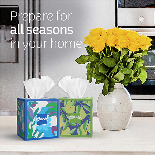 Kleenex Trusted Care Tissues 2 Ply - 8.20" Width x 8.40" Length - White - 70/Box - 48 / Carton (50184CT)