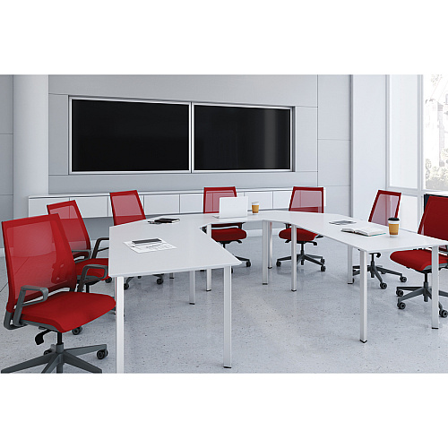 9 to 5 Seating Luna 3460 Task Chair Latte Seat Color - Foam Seat Material - Black Back Color - Mesh Back Material - 5-star Base - 1 Each (3460Y3A45BLA)