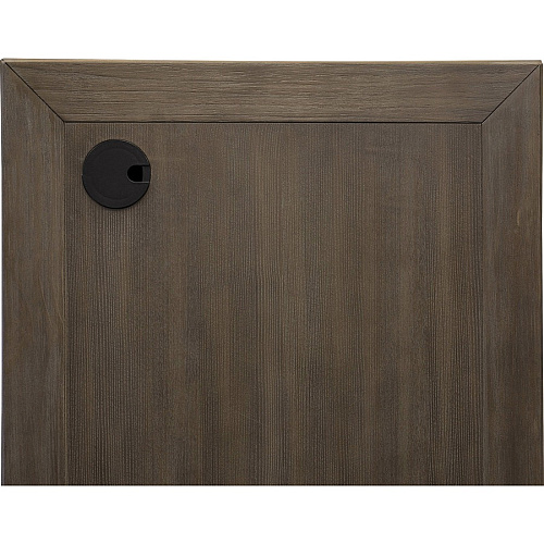 Martin Carson Double Pedestal Desk - 7-Drawer Total Drawer(s): 7 - Double Pedestal - Material: Veneer, Solid Lumber - Finish: Weathered Dove - 1 Each (IMCA680)