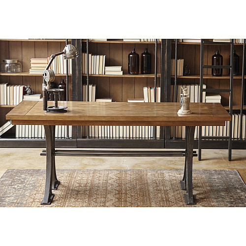 Martin Toulouse Writing Desk with Heavy Cast Legs Finish: Tuscan Chestnut - 1 Each (IMTE384TBLBR)