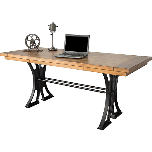 Martin Toulouse Writing Desk with Heavy Cast Legs Finish: Tuscan Chestnut - 1 Each (IMTE384TBLBR)