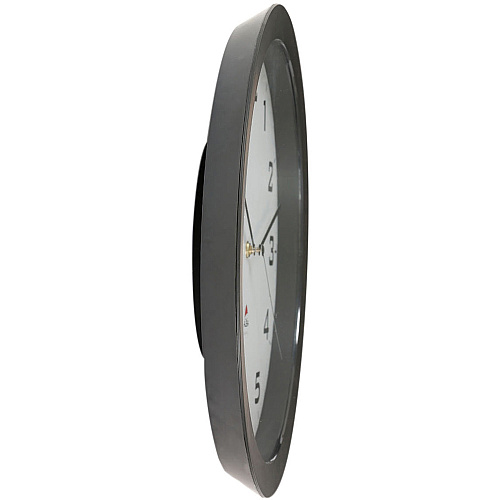 Alba Wall Clock Analog - Quartz - Black Case - 1 Each (HORISSIMON)