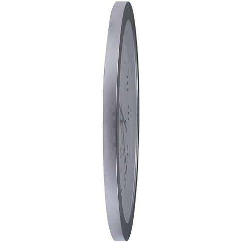 Alba Wall Clock Analog - Quartz - White Main Dial - Gray Case - Plastic - 1 Each (HORGIANT)