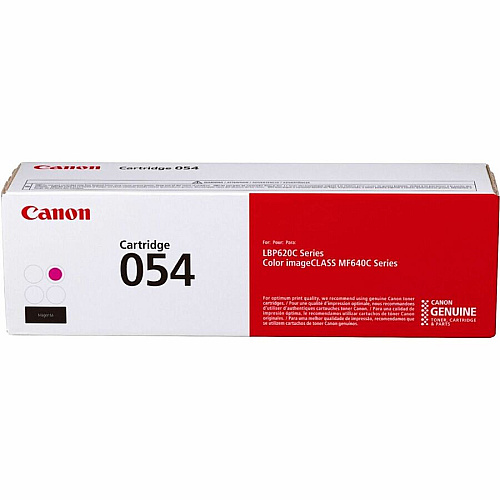 Canon 054 Original Laser Toner Cartridge - Magenta - 1 Each (CRTDG054M)