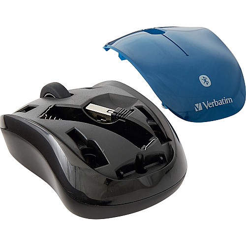 Verbatim Bluetooth&reg; Wireless Tablet Multi-Trac Blue LED Mouse - Dark Teal Blue LED/Optical - Wireless - Bluetooth - Dark Teal - 1600 dpi - 3 Button(s) - Symmetrical - 1 Each (70239)