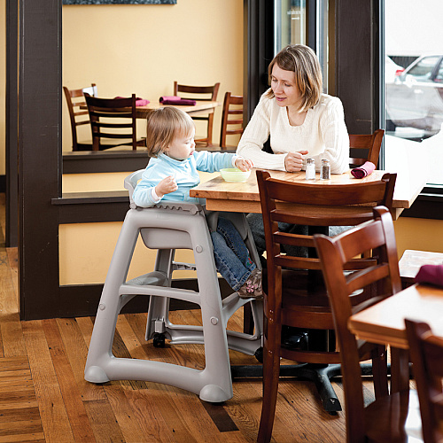 Rubbermaid Commercial Sturdy Chair Youth High Chair Platinum - 1 / Carton (780608PLAT)