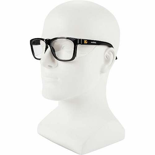 Kleenguard V30 Maverick Eye Protection Recommended for: Outdoor - Universal - Fog, Flying Particle, UVA, UVB, UVC Protection - Black, Clear - Anti-scratch, Anti-fog, Comfortable, Lightweight - 1 Each (49309)