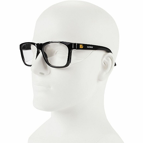 Kleenguard V30 Maverick Eye Protection Recommended for: Outdoor - Universal - Fog, Flying Particle, UVA, UVB, UVC Protection - Black, Clear - Anti-scratch, Anti-fog, Comfortable, Lightweight - 1 Each (49309)