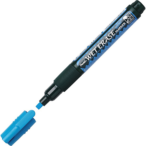 Pentel PROGear Wet-Erase Liquid Chalk Marker Chisel Marker Point - Chalk-based - 4 / Pack (SMW26PGPC4M1)