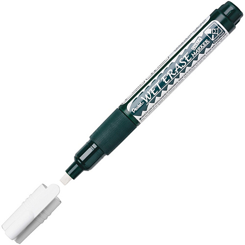 Pentel PROGear Wet-Erase Liquid Chalk Marker Chisel Marker Point - Chalk-based - 4 / Pack (SMW26PGPC4M1)