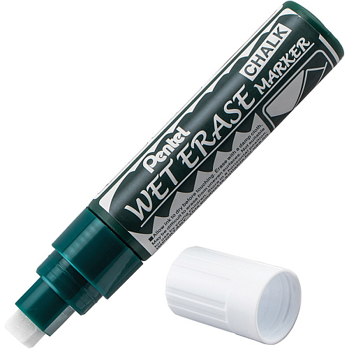 Pentel PROGear Wet-Erase Liquid Chalk Marker Jumbo Chisel Marker Point - Chalk-based - 4 / Pack (SMW56PGPC4M1)