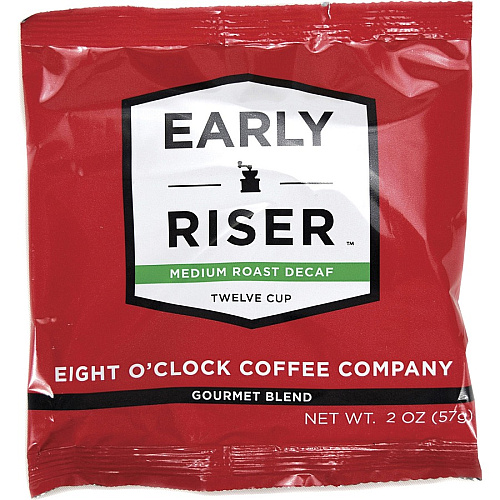 Coffee Pro Early Riser Decaf Coffee Medium - 2 oz - Arabica - Decaffeinated - 48 / Carton (EOC2012D48)