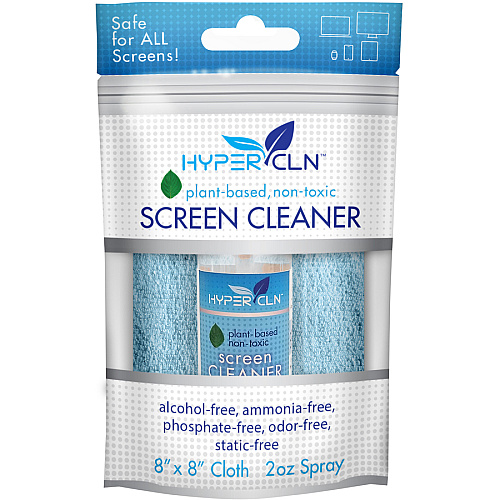 Falcon HyperClean Plant-based Screen Cleaner Kit For Multipurpose - 2 fl oz - Anti-static, Non-toxic, Non-alcohol, Ammonia-free, Phosphate-free, Scratch-freeSpray Bottle - 1 Kit (HCN2)