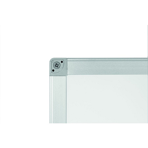 Bi-silque Ayda Steel Dry Erase Board 36" (3 ft) Width x 24" (2 ft) Height - White Steel Surface - Aluminum Frame - Rectangle - Horizontal/Vertical - Magnetic - 1 Each (MA03759214)