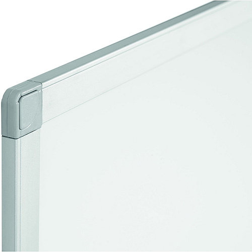 Bi-silque Ayda Steel Dry Erase Board 36" (3 ft) Width x 24" (2 ft) Height - White Steel Surface - Aluminum Frame - Rectangle - Horizontal/Vertical - Magnetic - 1 Each (MA03759214)
