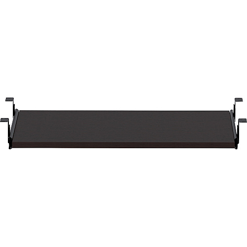 Lorell Universal Keyboard Tray 0.8" Height x 26" Width x 15" Depth - Finish: Espresso (LLR18225)