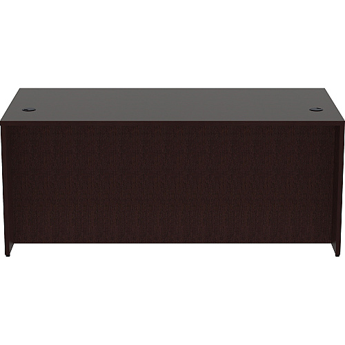 Lorell Essentials Series Rectangular Desk Shell 29.5" Height x 72" Width x 36" Depth Desk Shell, x 1" Thickness Top - Finish: Espresso (LLR18206)