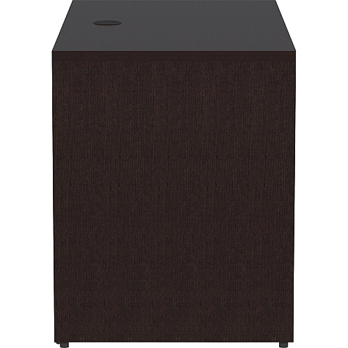 Lorell Essentials Series Return Shell 29.5" Height x 48" Width x 24" Depth Return Shell, x 1" Thickness Top - Finish: Espresso (LLR18215)