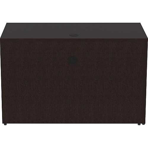 Lorell Essentials Series Return Shell 29.5" Height x 48" Width x 24" Depth Return Shell, x 1" Thickness Top - Finish: Espresso (LLR18215)