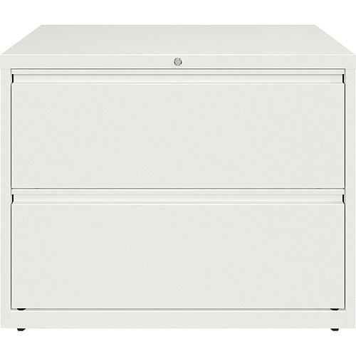 Lorell Fortress Series Lateral File 18.6" Width x 28" Depth x 36" Height - 2 x Drawer(s) for File - Lateral - Hanging Rail, Magnetic Label Holder, Removable Lock, Locking Bar, Ball-bearing Suspension, Reinforced Base, Leveling Glide, Interlocki (LLR00029)