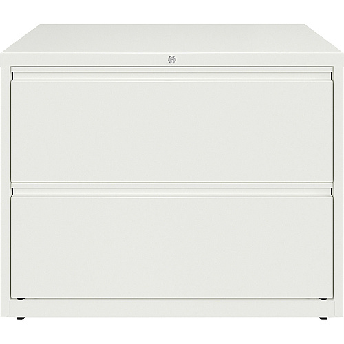 Lorell Fortress Series Lateral File 18.6" Width x 28" Depth x 36" Height - 2 x Drawer(s) for File - Lateral - Hanging Rail, Magnetic Label Holder, Removable Lock, Locking Bar, Ball-bearing Suspension, Reinforced Base, Leveling Glide, Interlocki (LLR00029)
