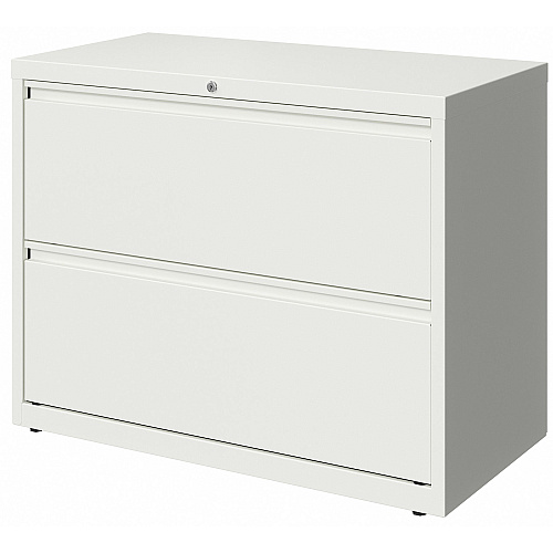 Lorell Fortress Series Lateral File 18.6" Width x 28" Depth x 36" Height - 2 x Drawer(s) for File - Lateral - Hanging Rail, Magnetic Label Holder, Removable Lock, Locking Bar, Ball-bearing Suspension, Reinforced Base, Leveling Glide, Interlocki (LLR00029)
