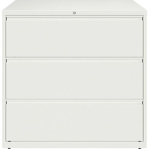 Lorell Fortress Series Lateral File 42" Width x 18.6" Depth x 40.3" Height - 3 x Drawer(s) for File - Letter, Legal, A4 - Lateral - Hanging Rail, Magnetic Label Holder, Locking Drawer, Locking Bar, Ball Bearing Slide, Reinforced Base, Adjustabl (LLR00034)
