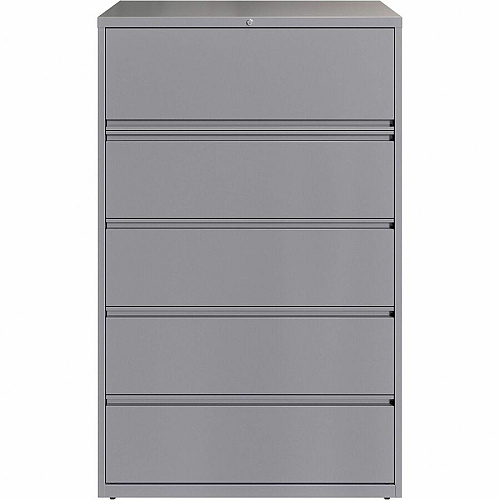 Lorell Fortress Series Lateral File w/Roll-out Posting Shelf 42" Width x 18.6" Depth x 67.6" Height - 2 x Drawer(s) for File - Letter, Legal, A4 - Lateral - Hanging Rail, Magnetic Label Holder, Locking Drawer, Locking Bar, Ball Bearing Slide, R (LLR00044)
