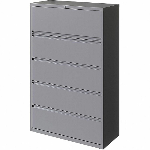 Lorell Fortress Series Lateral File w/Roll-out Posting Shelf 42" Width x 18.6" Depth x 67.6" Height - 2 x Drawer(s) for File - Letter, Legal, A4 - Lateral - Hanging Rail, Magnetic Label Holder, Locking Drawer, Locking Bar, Ball Bearing Slide, R (LLR00044)