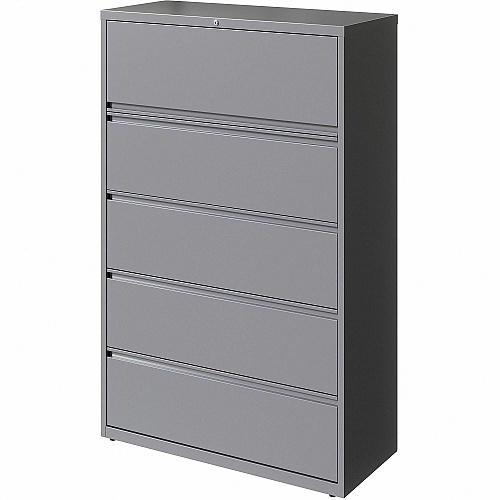 Lorell Fortress Series Lateral File w/Roll-out Posting Shelf 42" Width x 18.6" Depth x 67.6" Height - 2 x Drawer(s) for File - Letter, Legal, A4 - Lateral - Hanging Rail, Magnetic Label Holder, Locking Drawer, Locking Bar, Ball Bearing Slide, R (LLR00044)