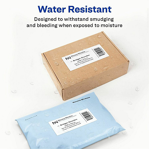 Avery&reg; Thermal Roll Labels 2-5/16"x4" , 300 White Shipping Labels (4190) 2 5/16" Height x 4" Width - Roll - Permanent Adhesive - Rectangle - Direct Thermal, Thermal - Bright White - Paper - Water Resistant - Permanent Adhesive, Scratch Resista (04190)
