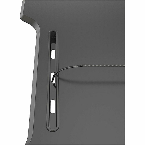 Lorell Electric Desk Riser with Wireless Device Charging 20" Height x 19.25" Width x 33.50" Depth - Desktop - Black (LLR99530)