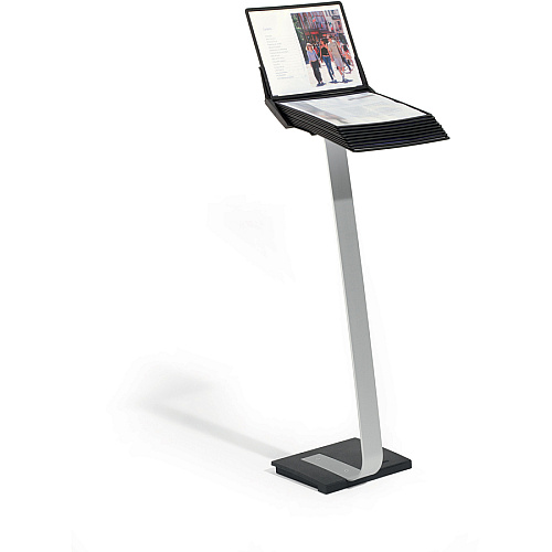 SHERPA Stand Pro 10 Support Letter 8.50" x 11" Media - Rugged, Anti-glare - Black - 3.5" Height x 14.7" Width x 42.6" Depth - 1 Each (591501)