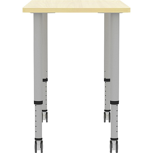 Lorell Attune Height-adjustable Multipurpose Rectangular Table Rectangle Top - Height Adjustable - 26.62" to 33.62" Adjustment - 48" Table Top Width x 23.62" Table Top Depth - 33.62" Height - Assembly Required - Laminated, Maple - Laminate - 1  (LLR69582)