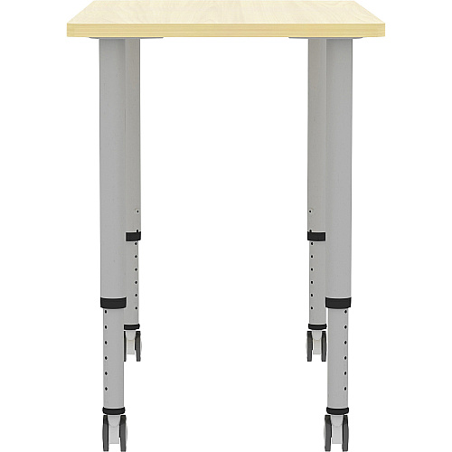 Lorell Attune Height-adjustable Multipurpose Rectangular Table Rectangle Top - Height Adjustable - 26.62" to 33.62" Adjustment - 48" Table Top Width x 23.62" Table Top Depth - 33.62" Height - Assembly Required - Laminated, Maple - Laminate - 1  (LLR69582)