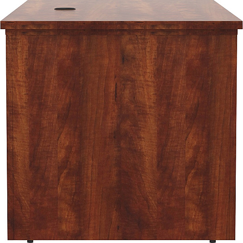 Lorell Essentials Series Sit-to-Stand Desk Shell x 0.1" Thickness Top, 49" Height x 60" Width x 29" Depth - Finish: Cherry - Laminate Table Top (LLR69570)