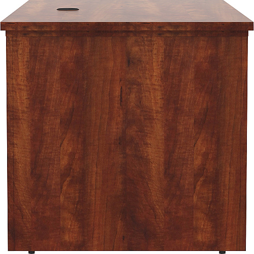 Lorell Essentials Series Sit-to-Stand Desk Shell x 0.1" Thickness Top, 49" Height x 60" Width x 29" Depth - Finish: Cherry - Laminate Table Top (LLR69570)