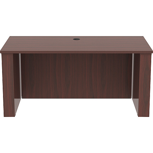 Lorell Essentials Series Sit-to-Stand Desk Shell x 0.1" Thickness Top, 49" Height x 60" Width x 29" Depth - Finish: Mahogany - Mahogany Laminate Table Top (LLR69571)
