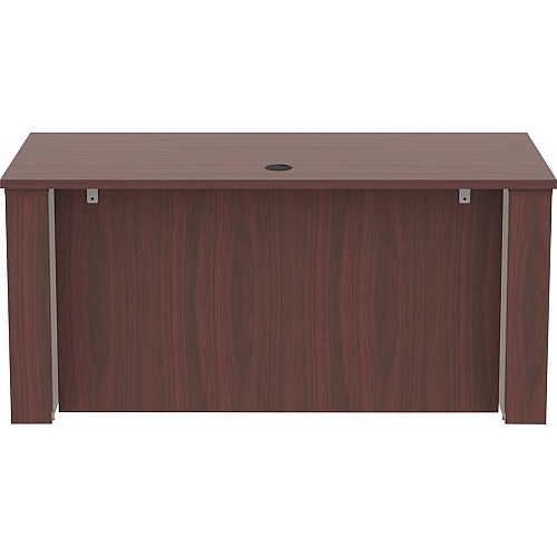 Lorell Essentials Series Sit-to-Stand Desk Shell x 0.1" Thickness Top, 49" Height x 60" Width x 29" Depth - Finish: Mahogany - Mahogany Laminate Table Top (LLR69571)
