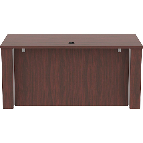 Lorell Essentials Series Sit-to-Stand Desk Shell x 0.1" Thickness Top, 49" Height x 60" Width x 29" Depth - Finish: Mahogany - Mahogany Laminate Table Top (LLR69571)