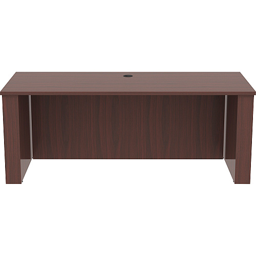 Lorell Essentials Series Sit-to-Stand Desk Shell x 0.1" Thickness Top, 49" Height x 72" Width x 29" Depth - Finish: Mahogany - Laminate Table Top (LLR69574)