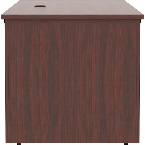 Lorell Essentials Series Sit-to-Stand Desk Shell x 0.1" Thickness Top, 49" Height x 72" Width x 29" Depth - Finish: Mahogany - Laminate Table Top (LLR69574)