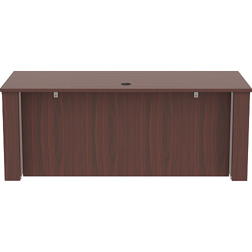 Lorell Essentials Series Sit-to-Stand Desk Shell x 0.1" Thickness Top, 49" Height x 72" Width x 29" Depth - Finish: Mahogany - Laminate Table Top (LLR69574)