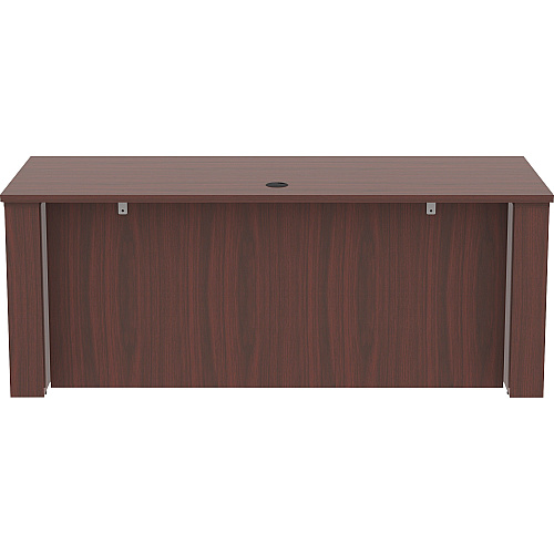 Lorell Essentials Series Sit-to-Stand Desk Shell x 0.1" Thickness Top, 49" Height x 72" Width x 29" Depth - Finish: Mahogany - Laminate Table Top (LLR69574)
