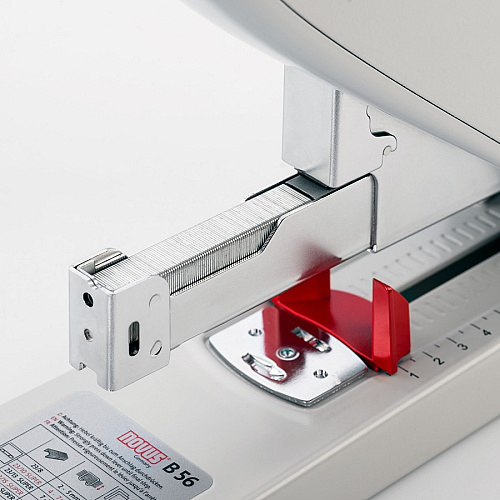 Novus B56 Heavy Duty Stapler Staples Upto 210 Sheet of 80g/m² Paper - 3" Throat Depth - Off White - Steel, Plastic - 1 Carton (0230059)
