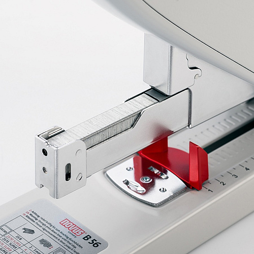 Novus B56 Heavy Duty Stapler Staples Upto 210 Sheet of 80g/m² Paper - 3" Throat Depth - Off White - Steel, Plastic - 1 Carton (0230059)