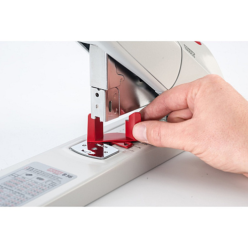Novus B56 Heavy Duty Stapler Staples Upto 210 Sheet of 80g/m² Paper - 3" Throat Depth - Off White - Steel, Plastic - 1 Carton (0230059)