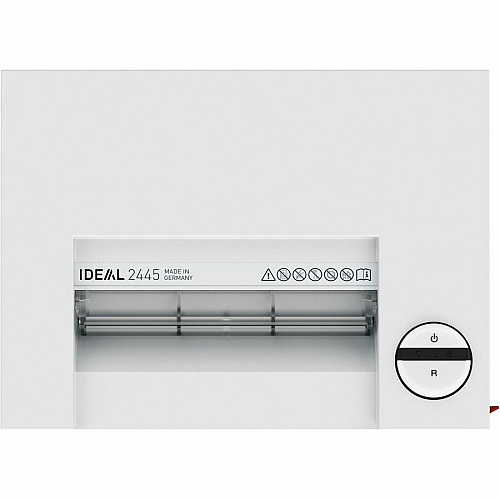 ideal. Paper Shredder Continuous Shredder - Cross Cut - 13 Per Pass - for shredding Paper, Staples, Paper Clip, Credit Card - 1.500" x 0.187" Shred Size - P-4 - 9.50" Throat - 9 gal Wastebin Capacity - 372.85 W - White - 1 Each (IDEDSH0066H)