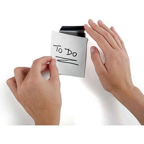 DURABLE DURAFIX Clip 2.4" Width - for Notes, Door, Reminder, Glass, Refrigerator, Cabinet, Appointment, Reminder - Residue-free, Easy to Use - Silver - 10 / Pack (470523)